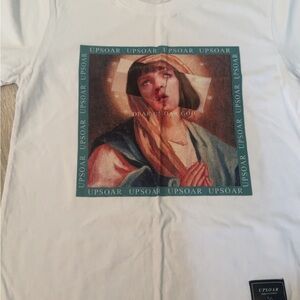 UPSOAR Women's White Short Sleeve Graphic Tee